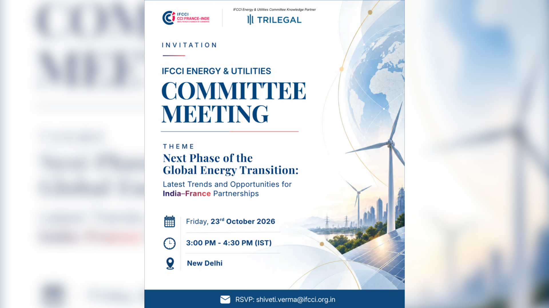 IFCCI Energy and Utilities Committee Meeting on 'Next Phase of the Global Energy Transition'