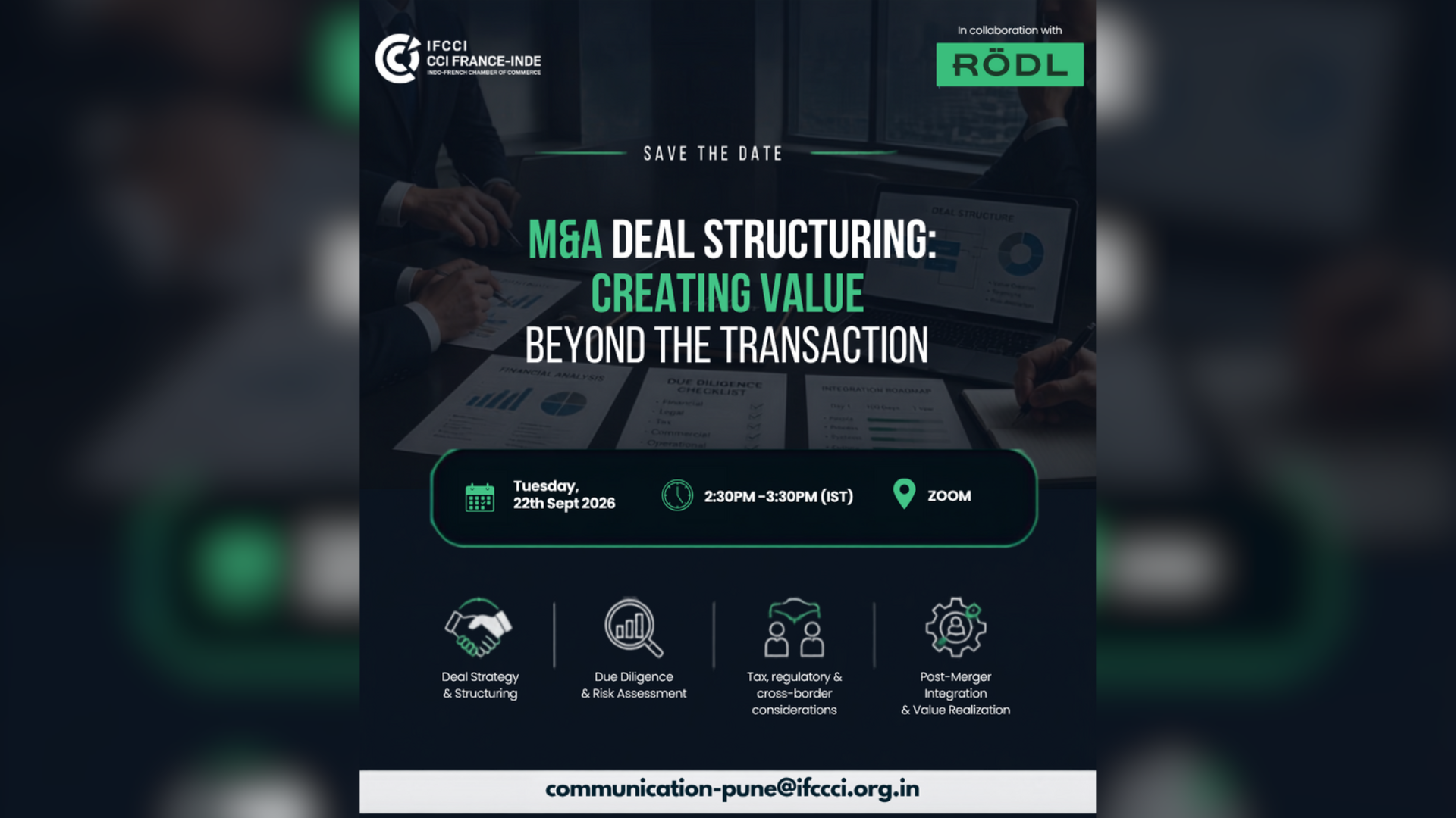 IFCCI X ROEDL India | M&A Deal Structuring: Creating Value Beyond the Transaction