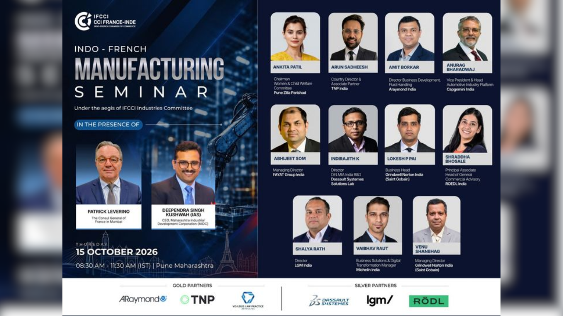 IFCCI Pune Indo - French Manufacturing Seminar